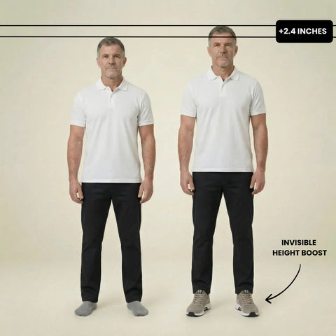 Milenzio Nate Mesh Running-Style Elevator Sneakers - concealed 2.4 in height lift, product view 02 of 11