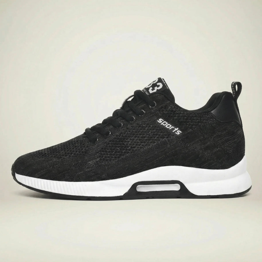Milenzio Nate Mesh Running-Style Elevator Sneakers - concealed 2.4 in height lift, product view 05 of 11