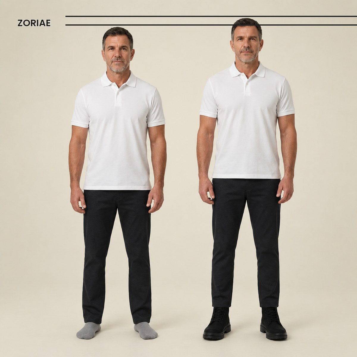 Zoriae Oscar Men's Elevator Ankle Boots — Gallery image 02