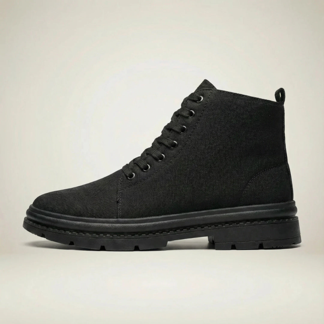 Milenzio Oscar Men's Elevator Ankle Boots - concealed 2.4 in to 3.9 in height lift, product view 01 of 06