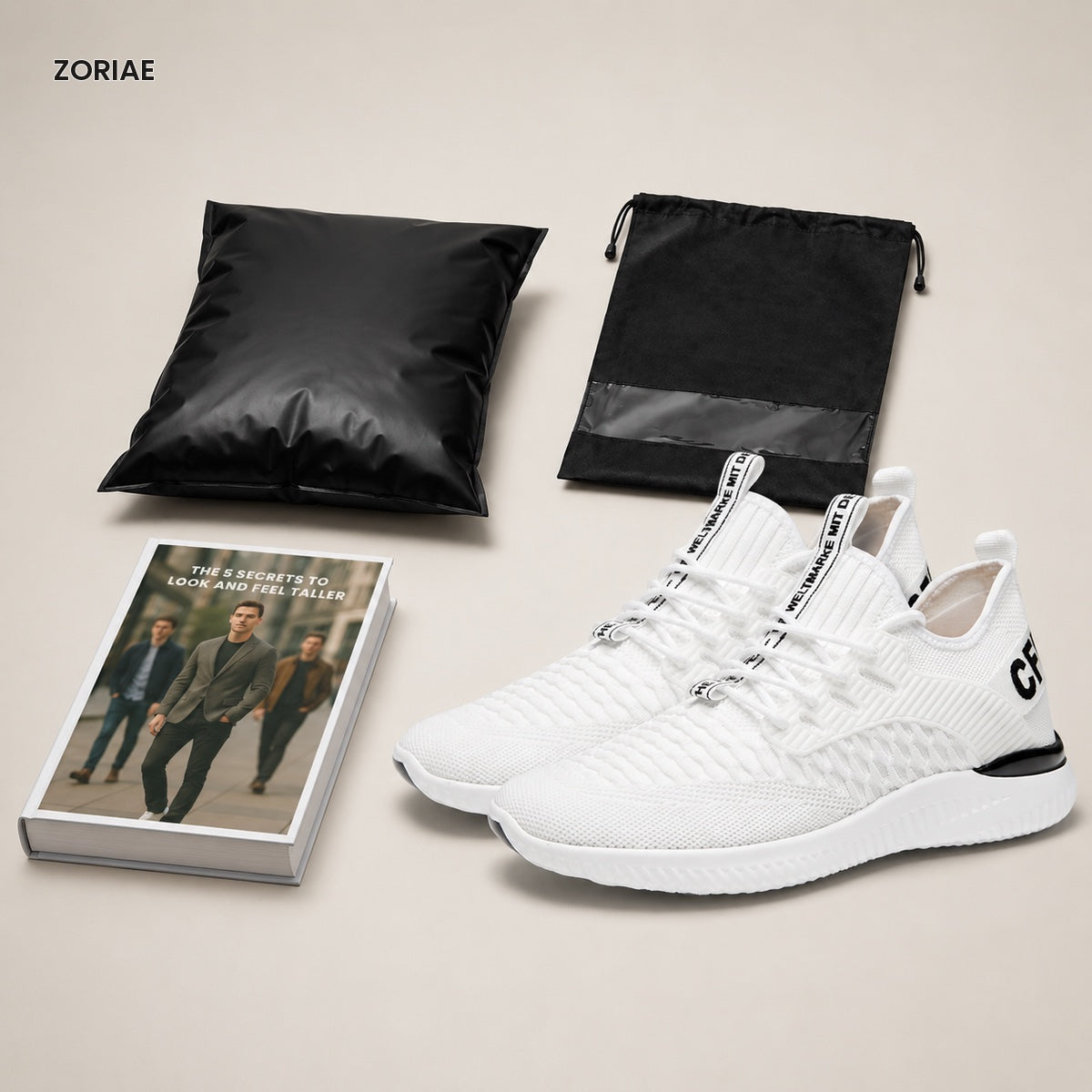 Zoriae Sam Knit Elevator Sneakers — Gallery image 03