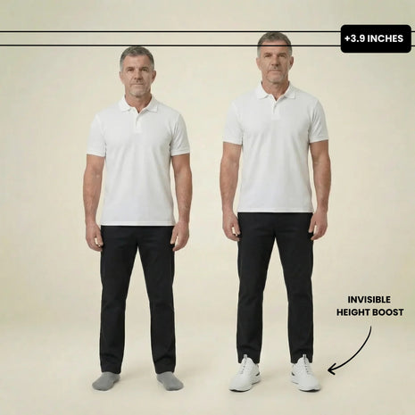 Milenzio Sam Knit Elevator Sneakers - concealed 2.4 in to 3.9 in height lift, product view 02 of 07
