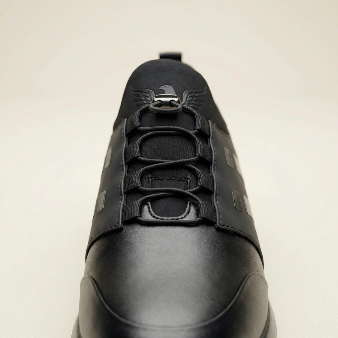 Milenzio Sebastian Sport-Luxe Elevator Sneakers - concealed 2.4 in to 3.1 in height lift, product view 03 of 06