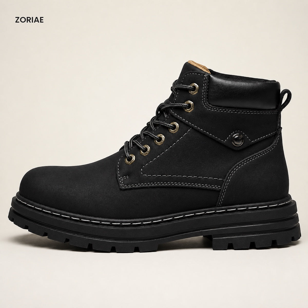 Zoriae Thomas Lace-Up Elevator Ankle Boots — Gallery image 07
